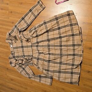 Shein kids sz 10y plaid dress